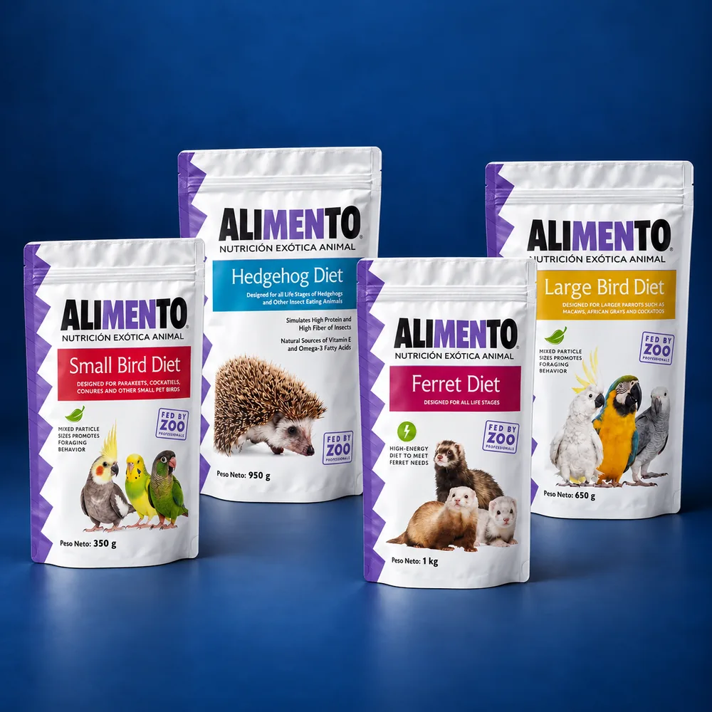 Bolsas stand-up pouch para alimento animal